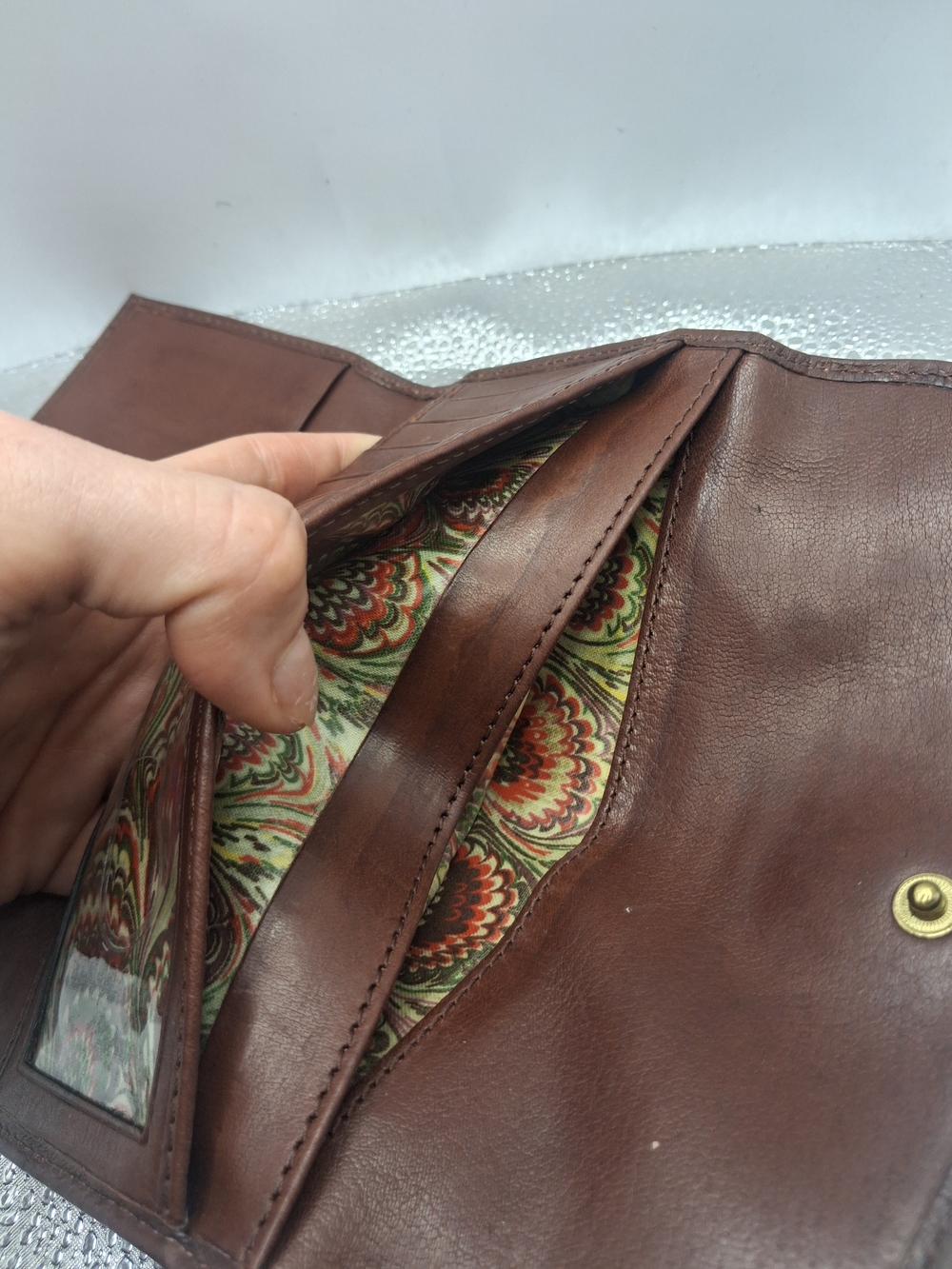 Dooney & Bourke Brown Leather Wallet - Picture 9 of 12
